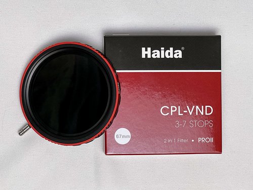 Filtro Haida PROII CPL-VND 2 polarizador y filtro ND variable DIAMETRO 67 MM